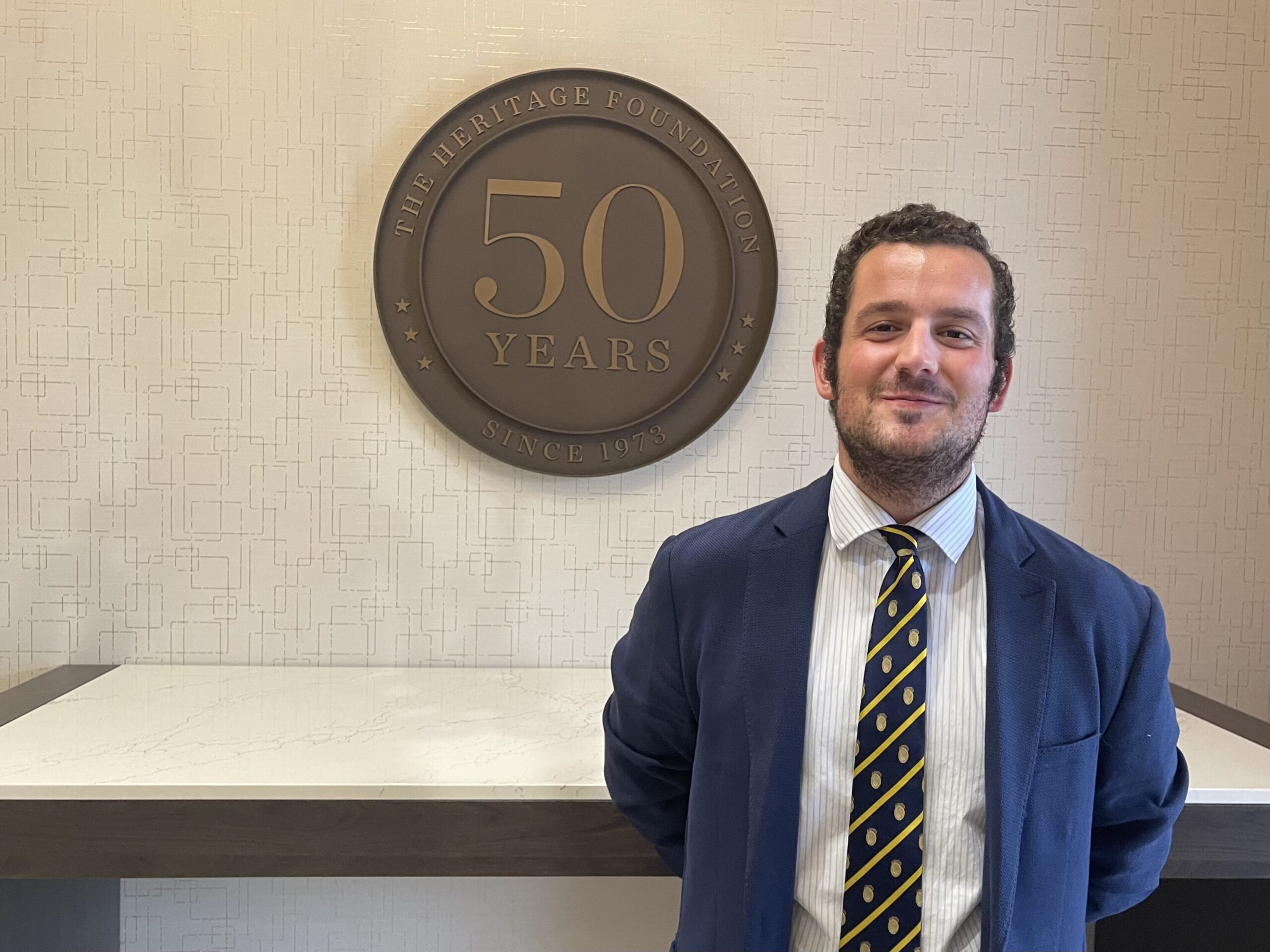 Nuestro alumno finaliza su estancia formativa en The Heritage Foundation