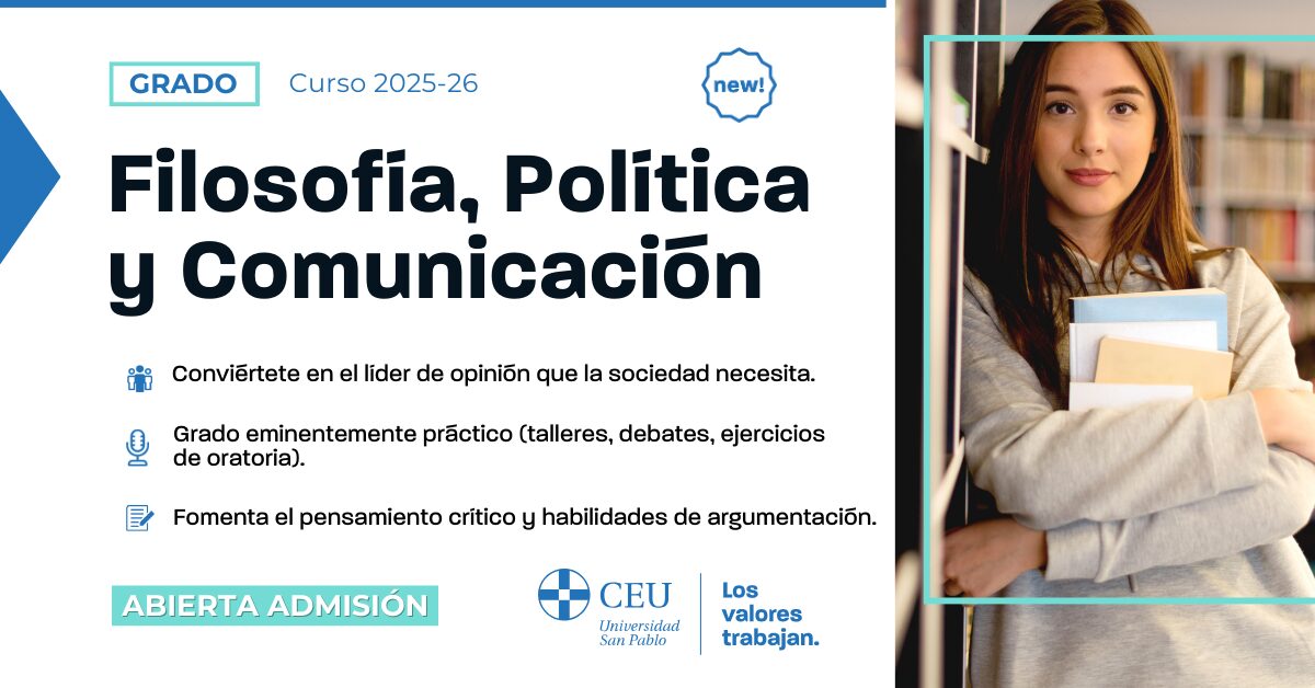 Grado en Filosofía, Política y Comunicación PPC CEFAS
